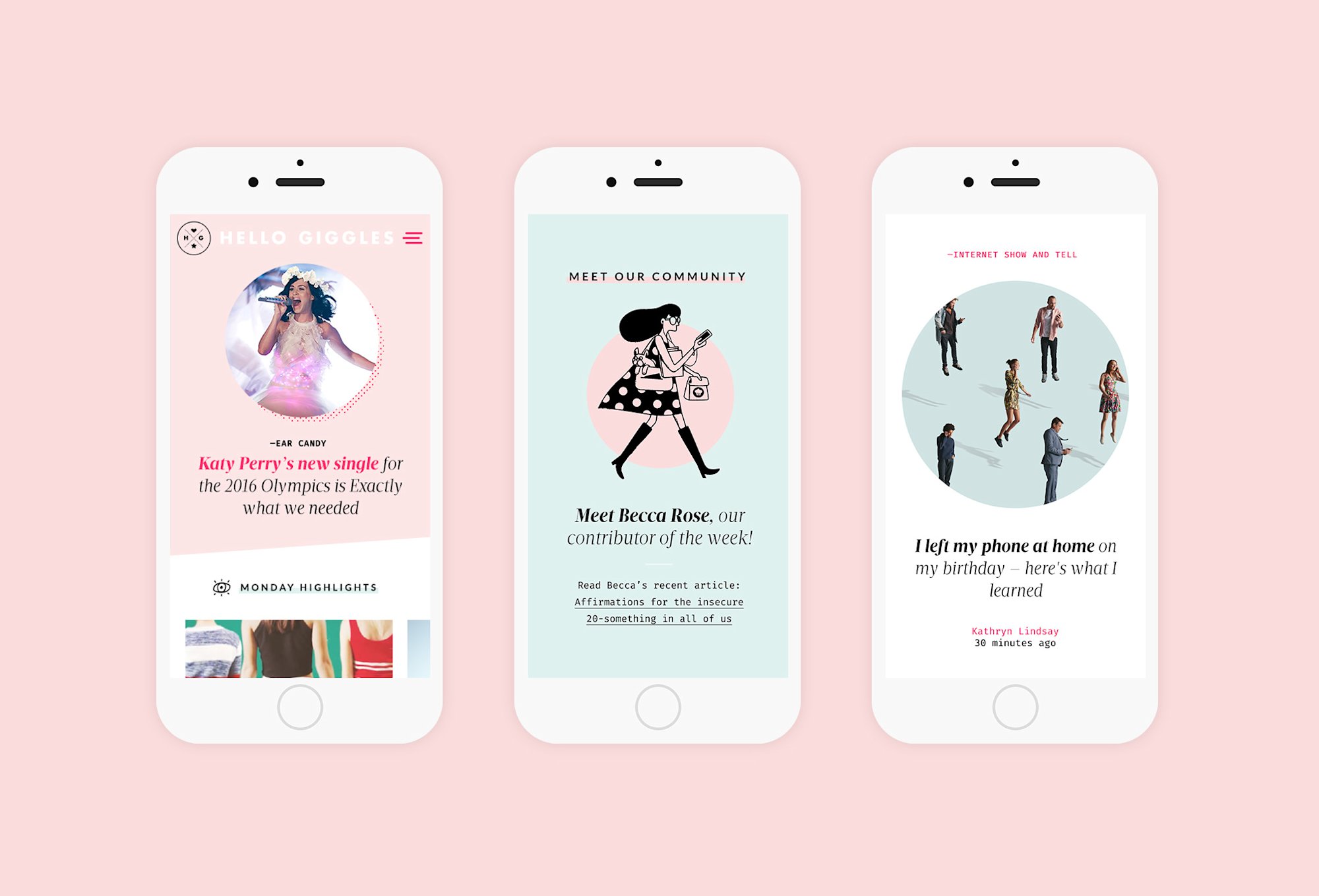 HelloGiggles Mobile Devices