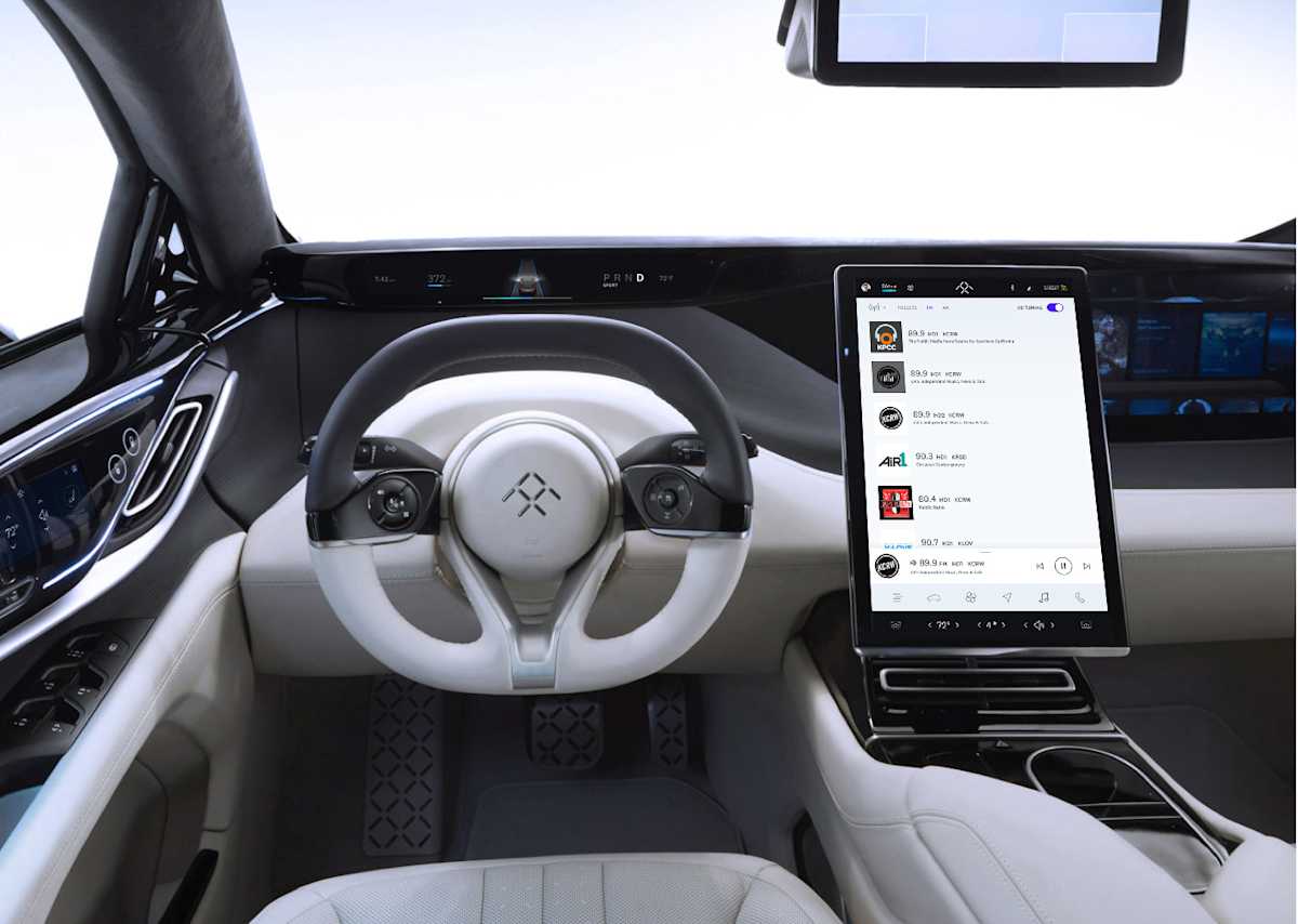 Faraday Future - Dashboard View