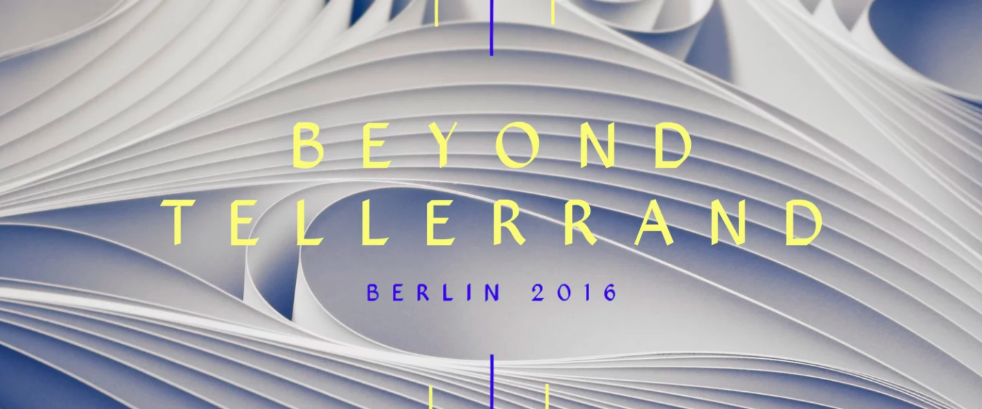 beyond tellerrand title design header